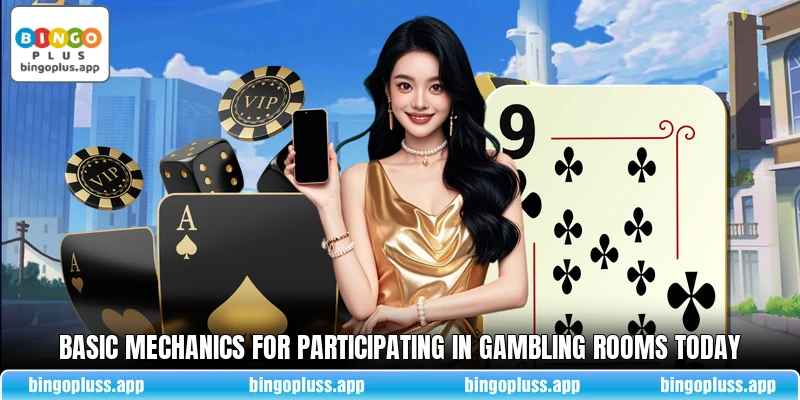 Basic mechanics for participating in gambling rooms today