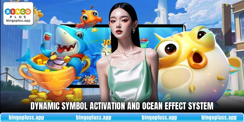 Dynamic symbol activation and ocean effect system
