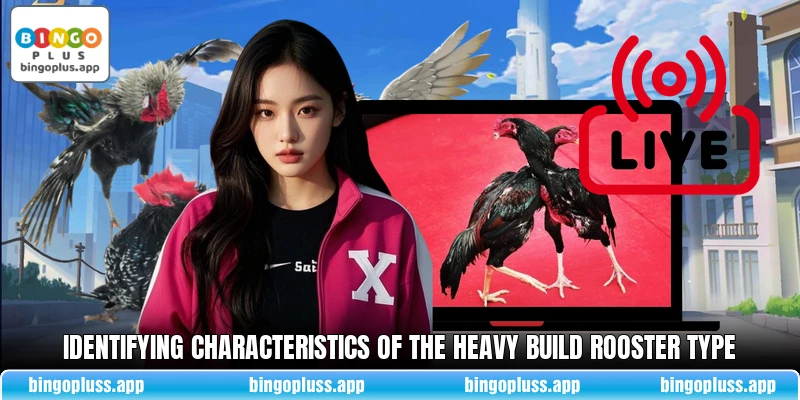 Identifying characteristics of the heavy build rooster type