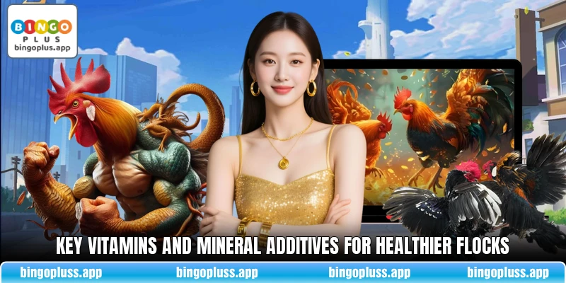 Key vitamins and mineral additives for healthier flocks