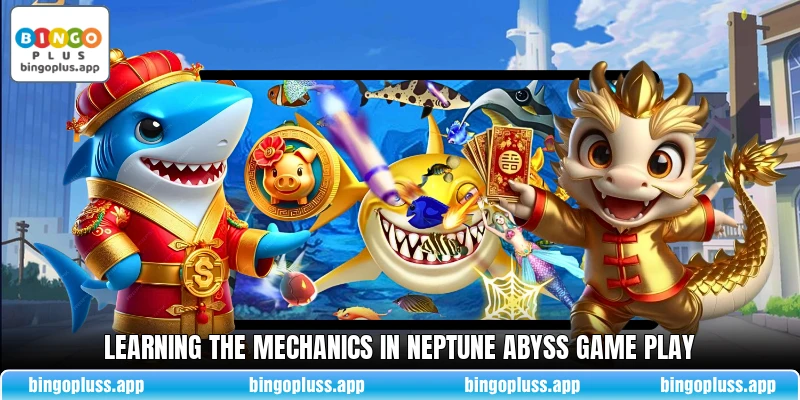 Learning the mechanics in Neptune Abyss Game play