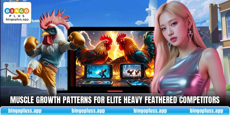 Muscle growth patterns for elite heavy feathered competitors