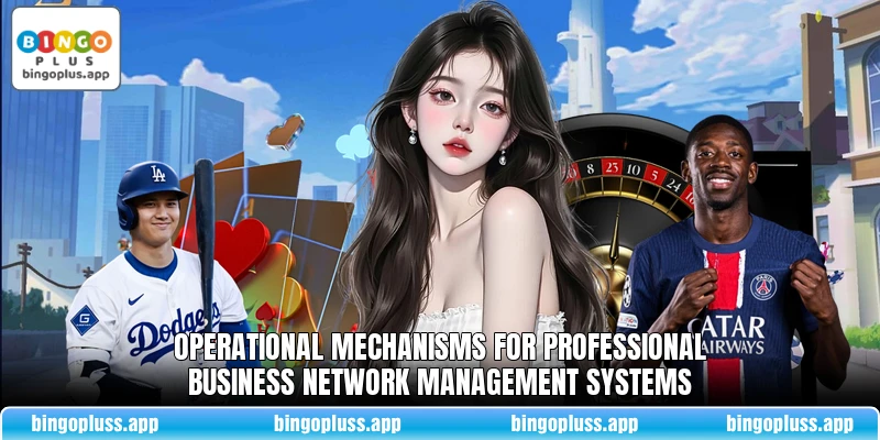 Operational mechanisms for professional business network management systems