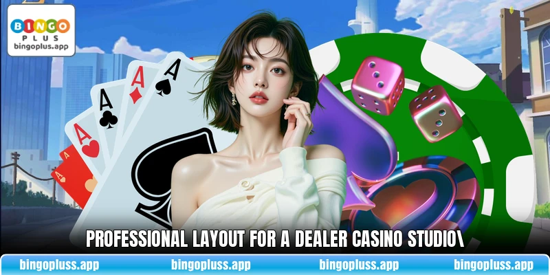Professional layout for a Dealer Casino Studio