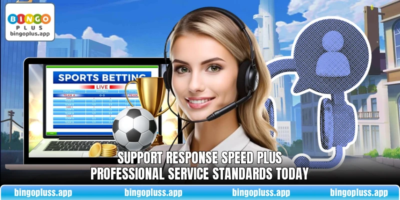 Support response speed plus professional service standards today