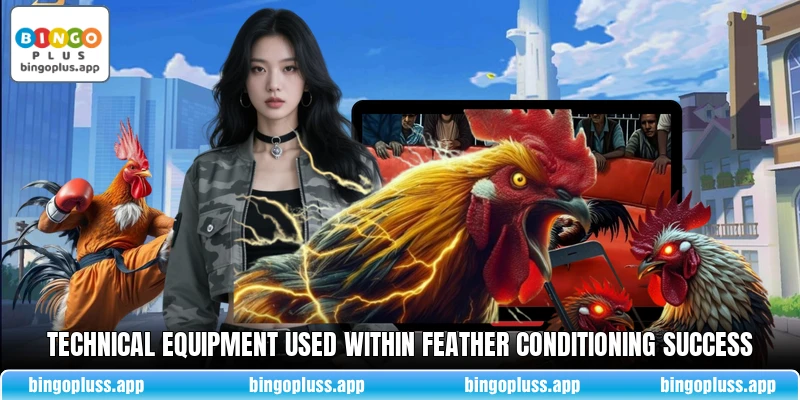 Technical equipment used within feather conditioning success