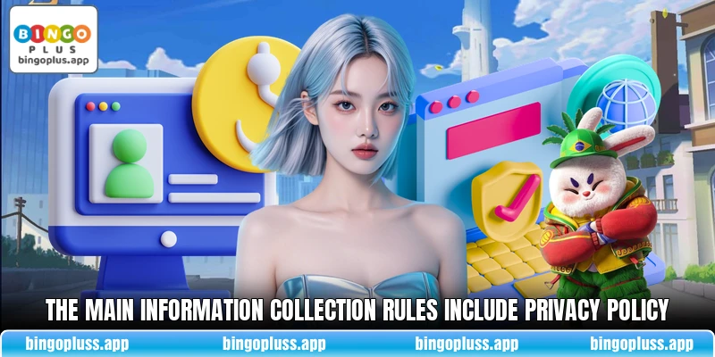 The main information collection rules include privacy policy
